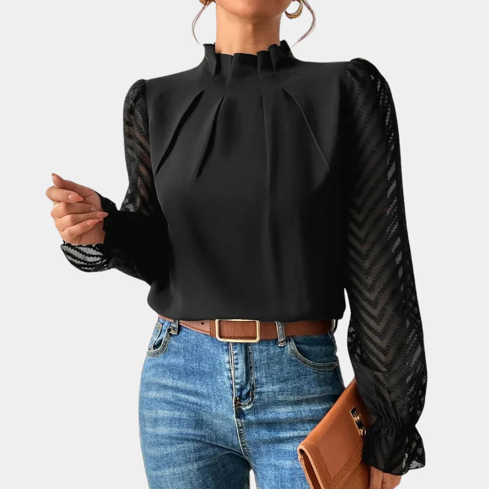 Ava | Luchtige Chiffon Dames Blouse