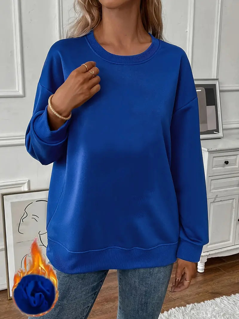 Jolene | Casual Oversized Sweatshirt van Katoen