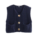 Isalyn | Knitted style vest